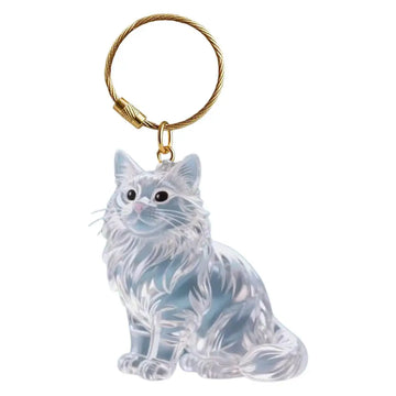 Forever With Me - Custom Pet Fur Keychain