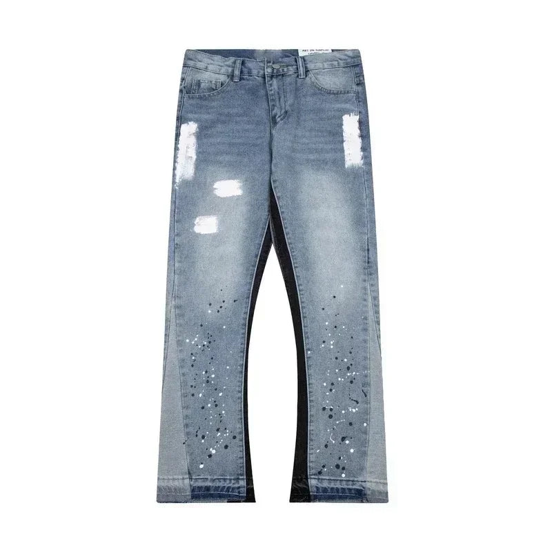 PAINTED - FLARE JEANS